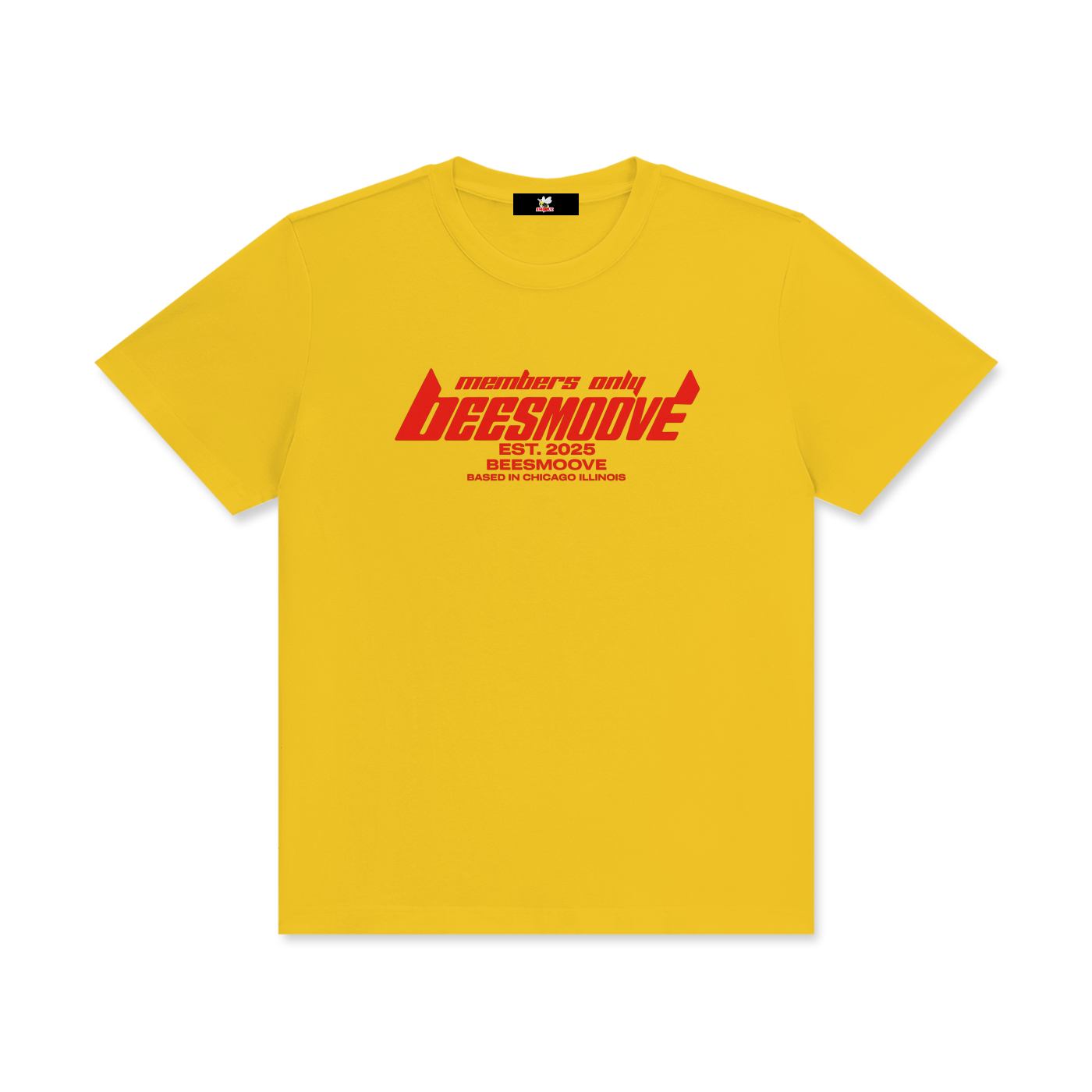 BEESMOOVE members only Classic Crew Neck Cotton T-Shirt