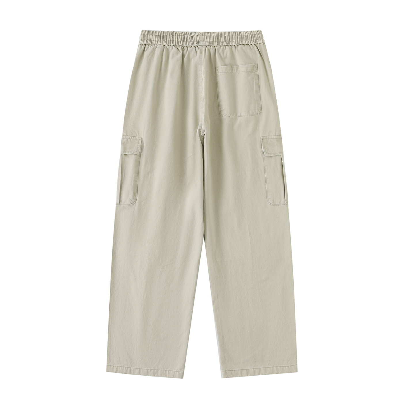 BEESMOOVE Drawstring Waist Straight-Leg Cargo Pants - Beesmoove