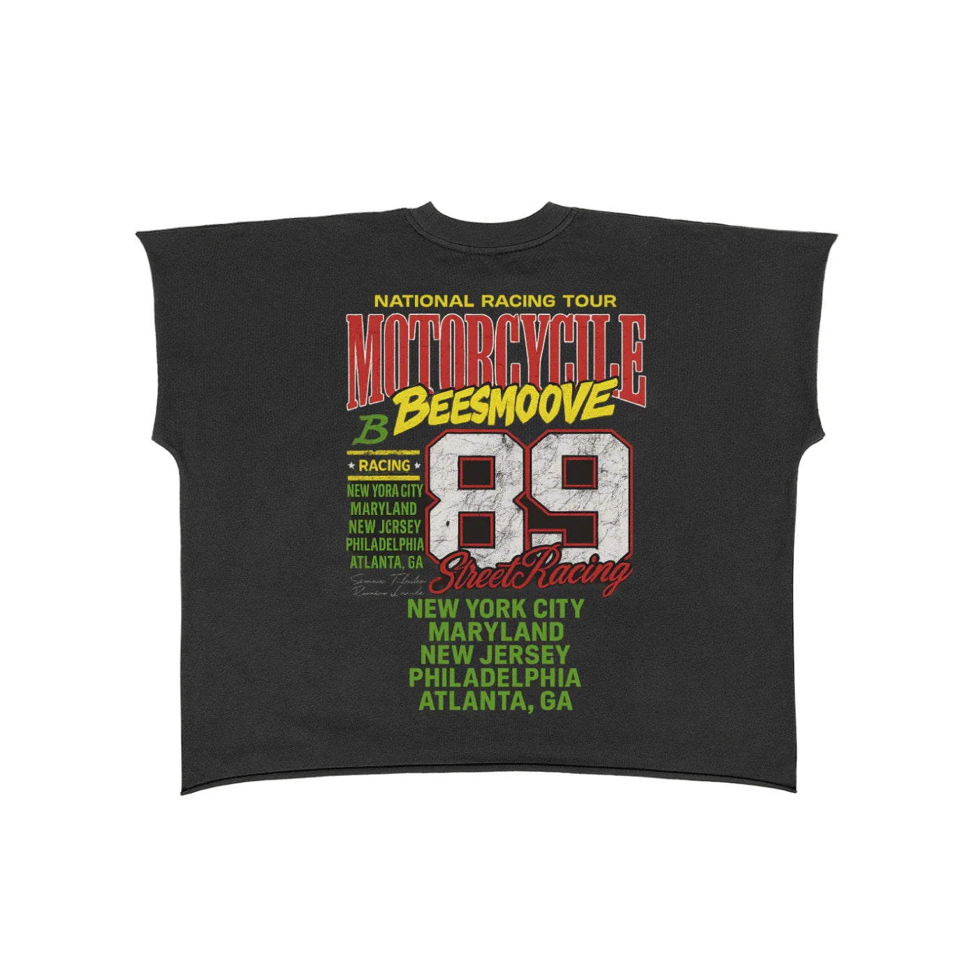 BEESMOOVE Racing Glory 89
Raw Edge Boxy Non-Shrink T-Shirt - Beesmoove