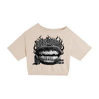 BEESMOOVE Better Than Your Ex
Asymmetric Shoulder Oversized T-Shirt - Beesmoove