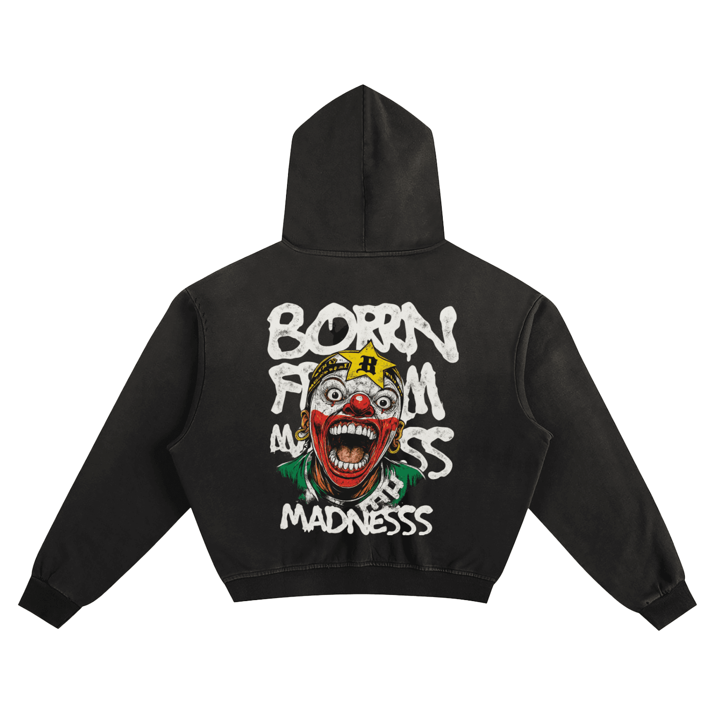 BEESMOOVE Madness Unleashed Boxy Hoodie - Beesmoove