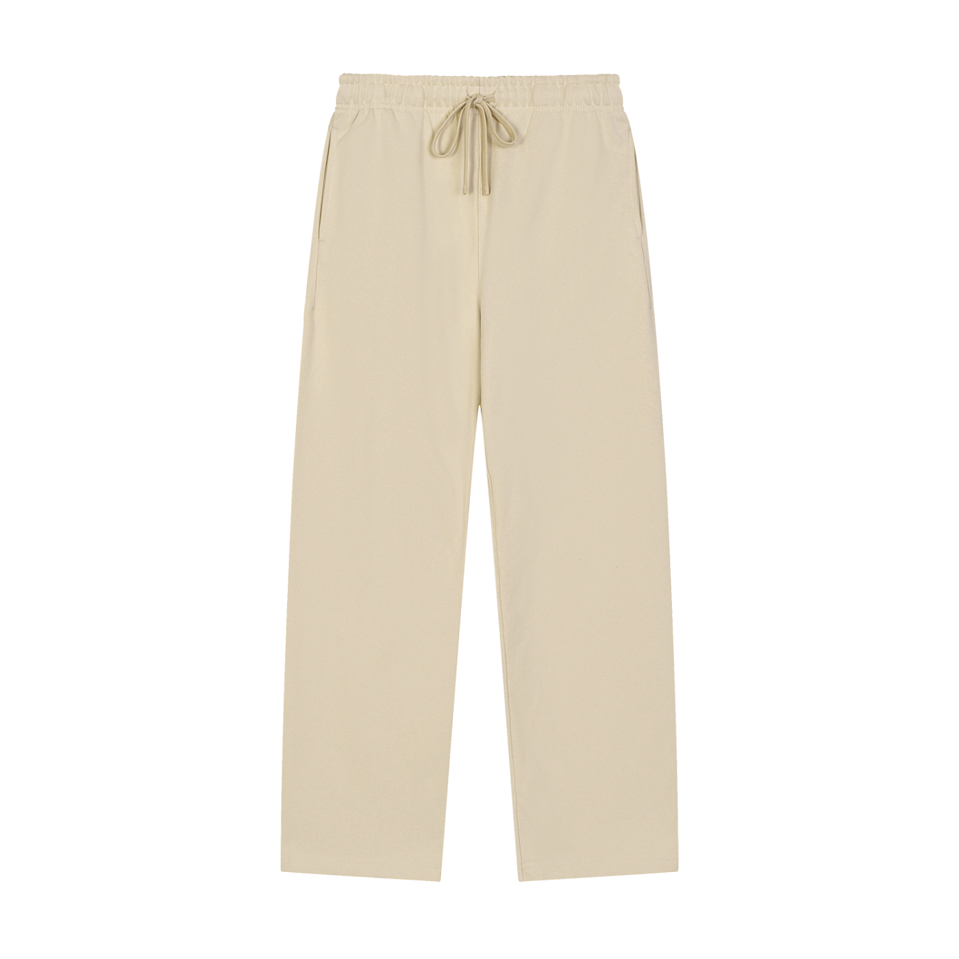BEESMOOVE Solid Color Straight-Leg Sweatpants - Beesmoove