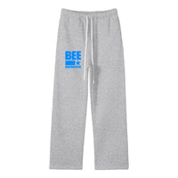 BEESMOOVE BEE STAR POWER Blue Straight Leg Pants - Beesmoove