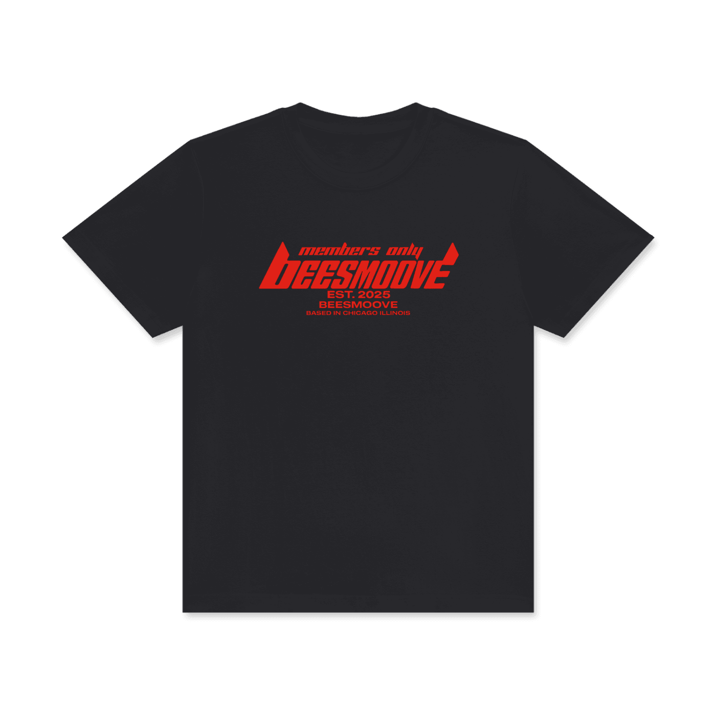BEESMOOVE members only Classic Crew Neck Cotton T-Shirt - Beesmoove