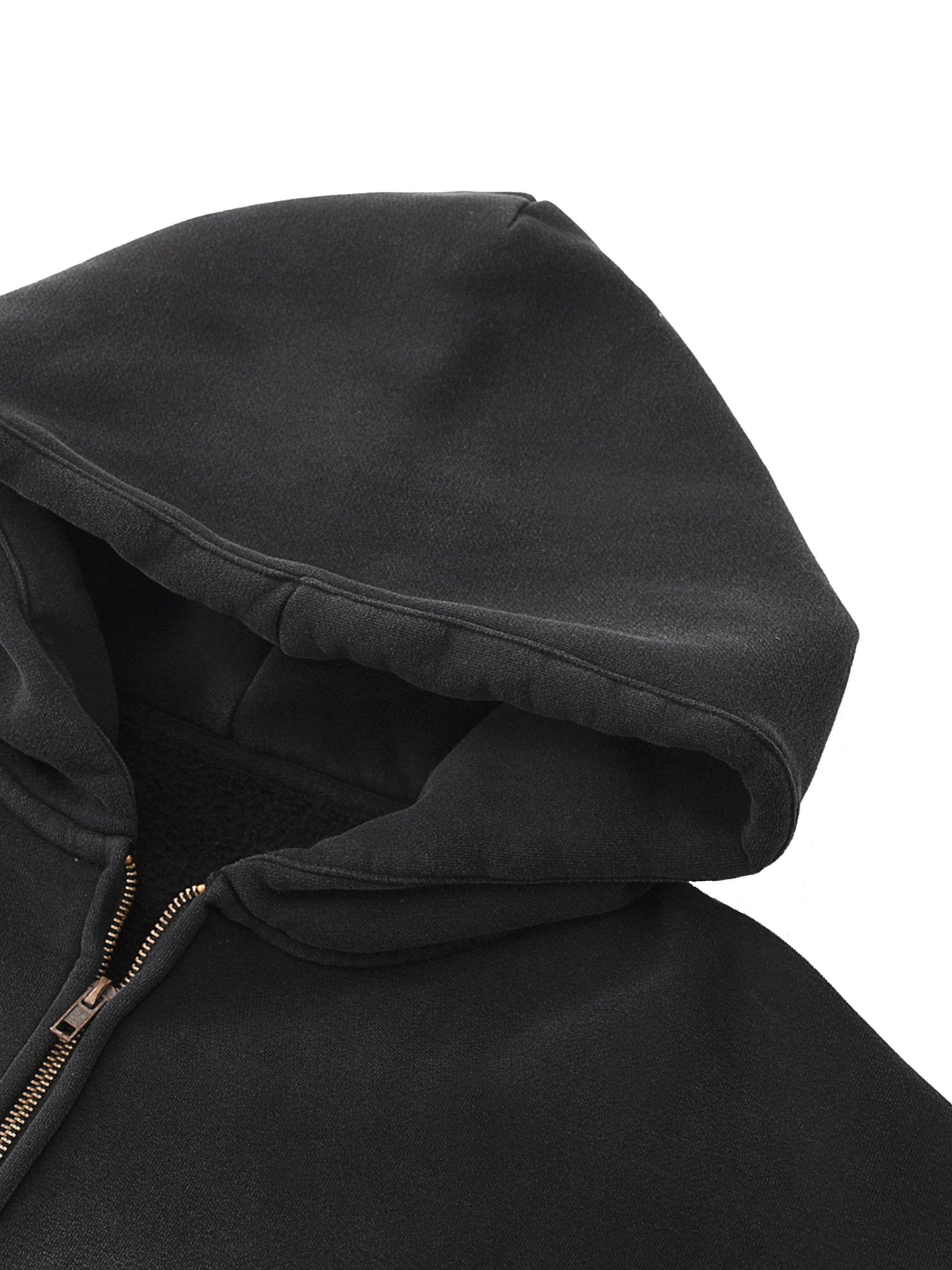 BEESMOOVE Global Hive Edition Two-way Zipper Boxy Fleece Hoodie - Beesmoove