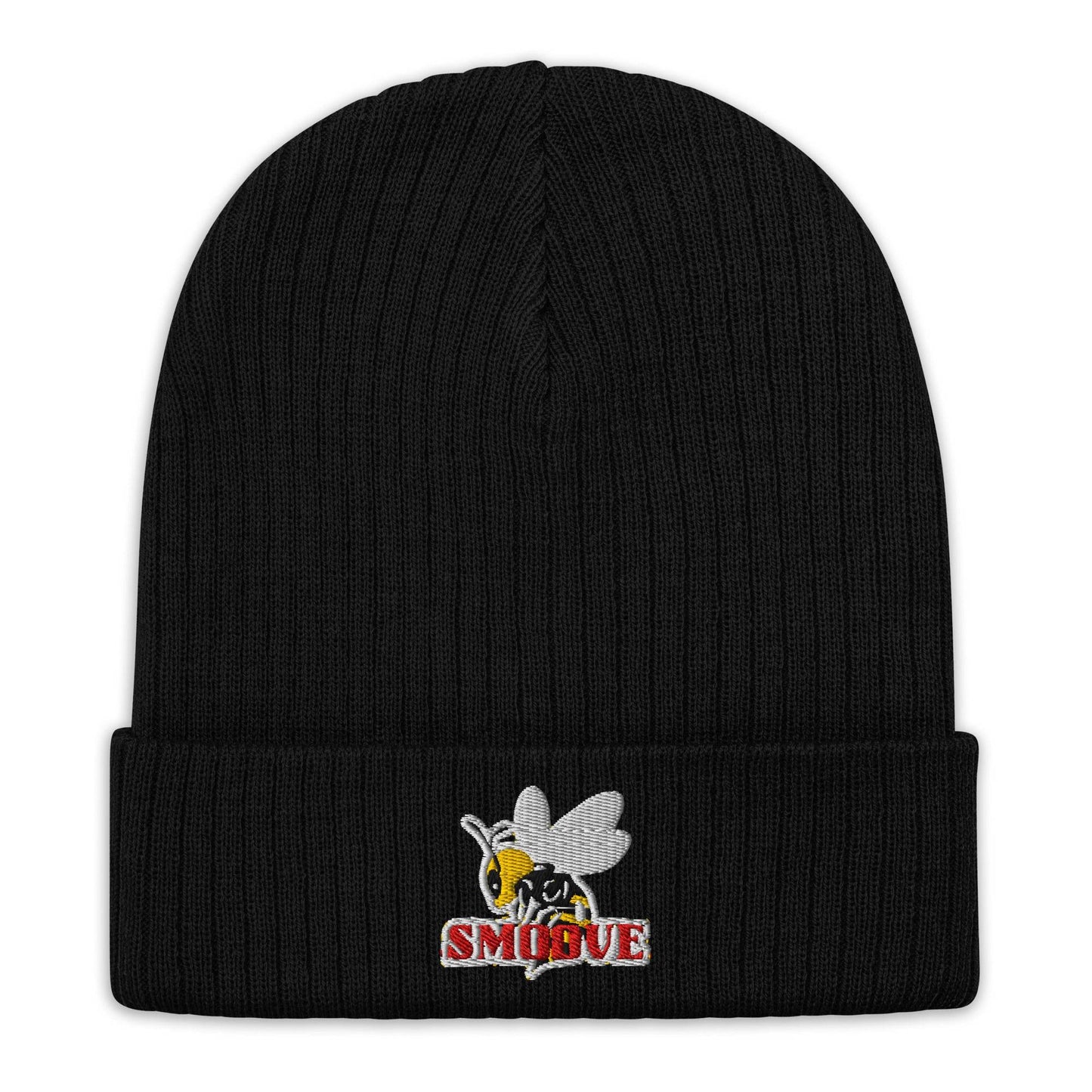 BEESMOOVE logo Ribbed knit beanie - Beesmoove