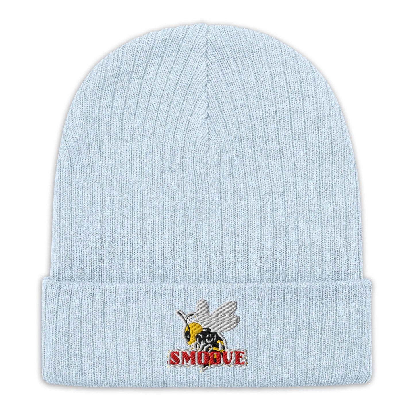 BEESMOOVE logo Ribbed knit beanie - Beesmoove