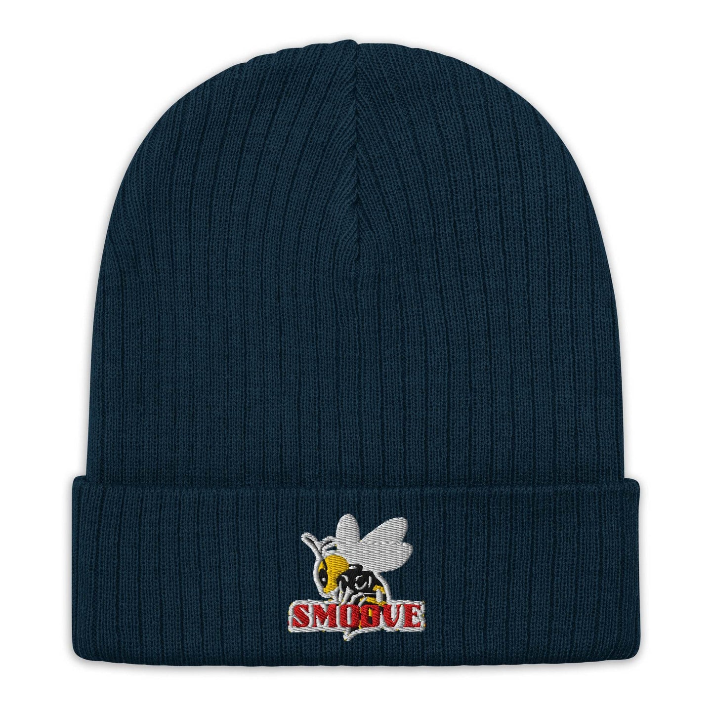 BEESMOOVE logo Ribbed knit beanie - Beesmoove