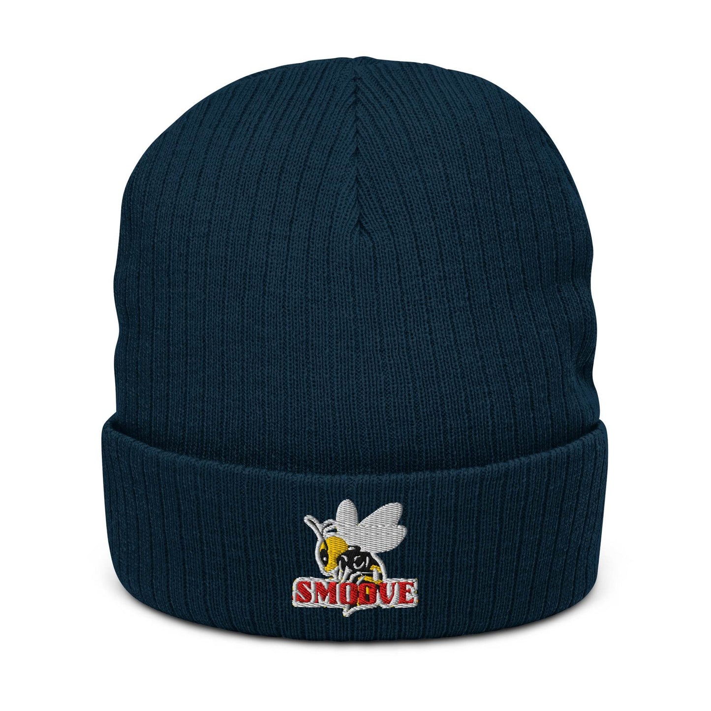BEESMOOVE logo Ribbed knit beanie - Beesmoove