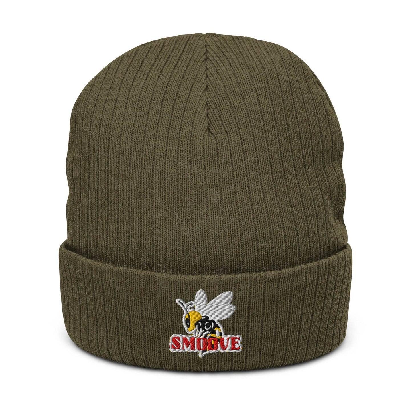 BEESMOOVE logo Ribbed knit beanie - Beesmoove