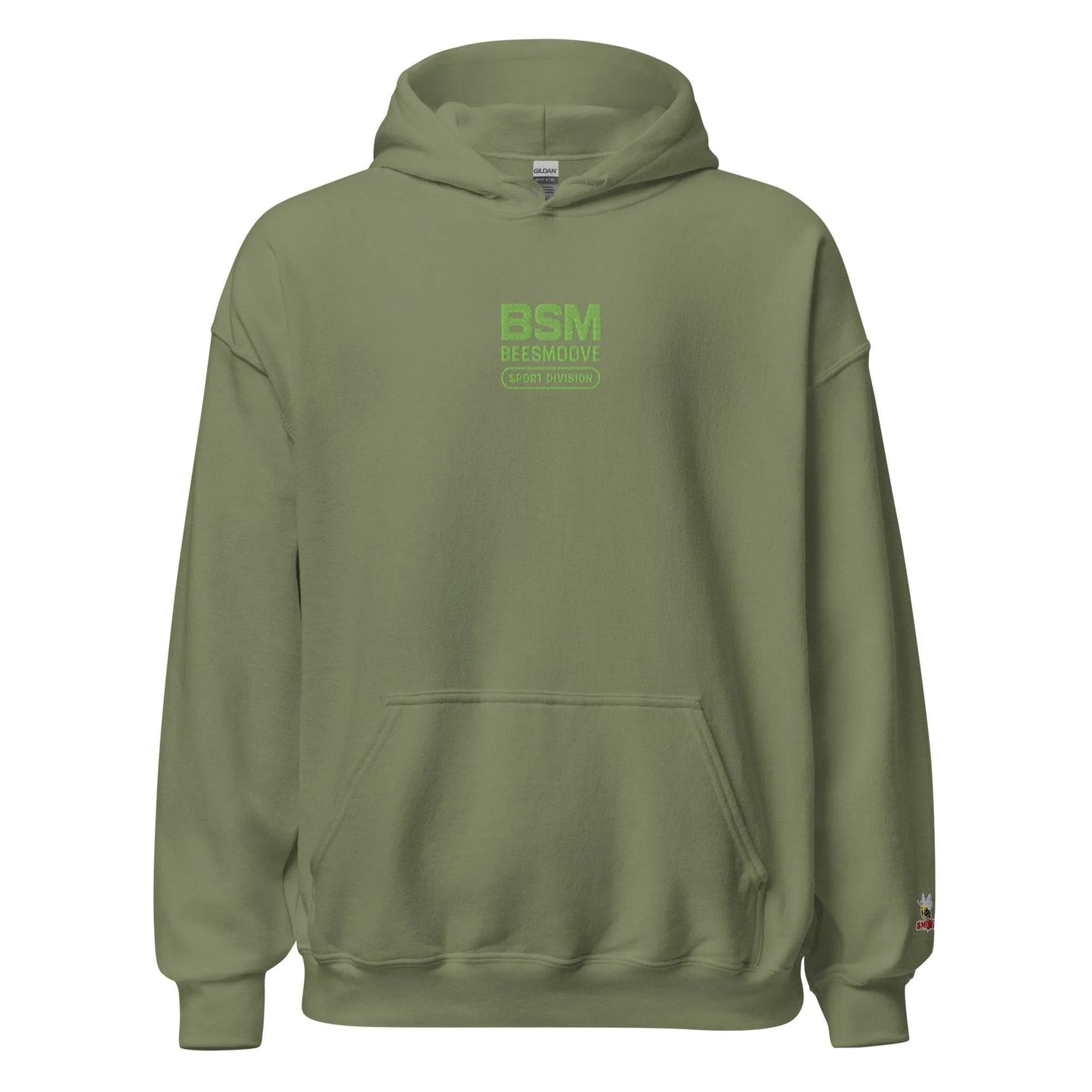 BEESMOOVE BSM green on green Hoodie - Beesmoove