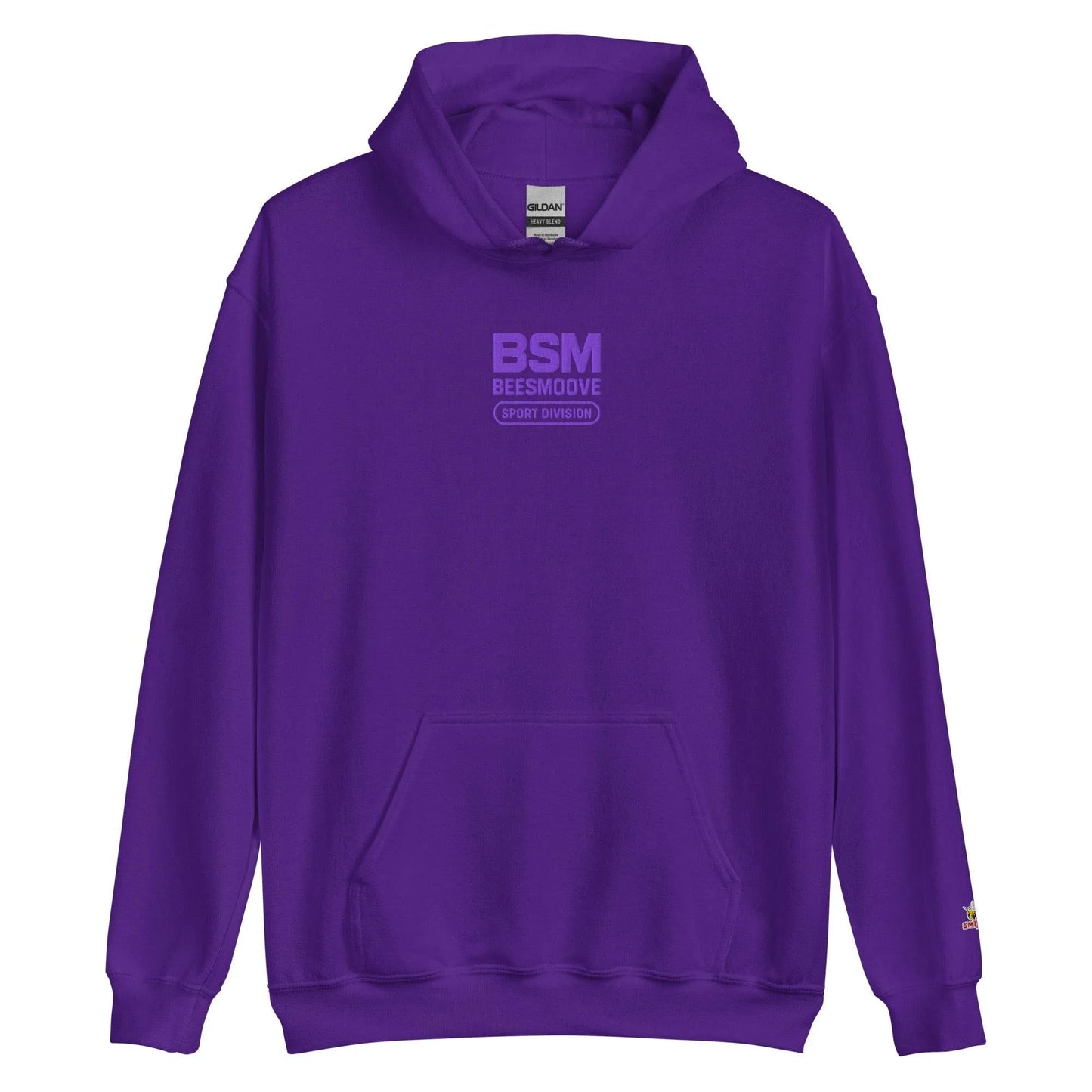 BEESMOOVE BSM purple on purple Hoodie - Beesmoove