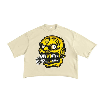 BEESMOOVE DUMB! LET’S MOVE Raw Edge T-shirt - Beesmoove 