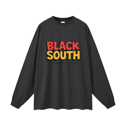 BEESMOOVE BlackSouth Collective Cotton Long Sleeve Tee - Beesmoove 