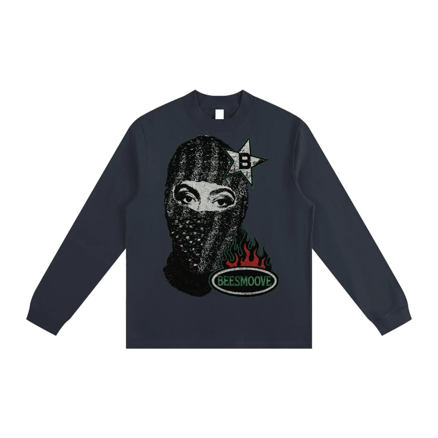Essential Non-Shrink Mock Neck Sweatshirt - Beesmoove 