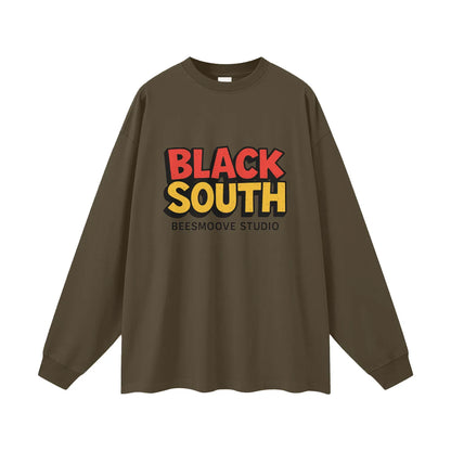BEESMOOVE BlackSouth Collective Cotton Long Sleeve Tee - Beesmoove 