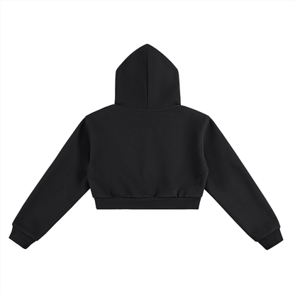 BEESMOOVE BlackSouth BEES NOOV Bootleg Cropped Hoodie - Beesmoove 