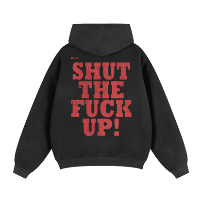 BEESMOOVE Global Hive Edition Two-way Zipper Boxy Fleece Hoodie - Beesmoove 