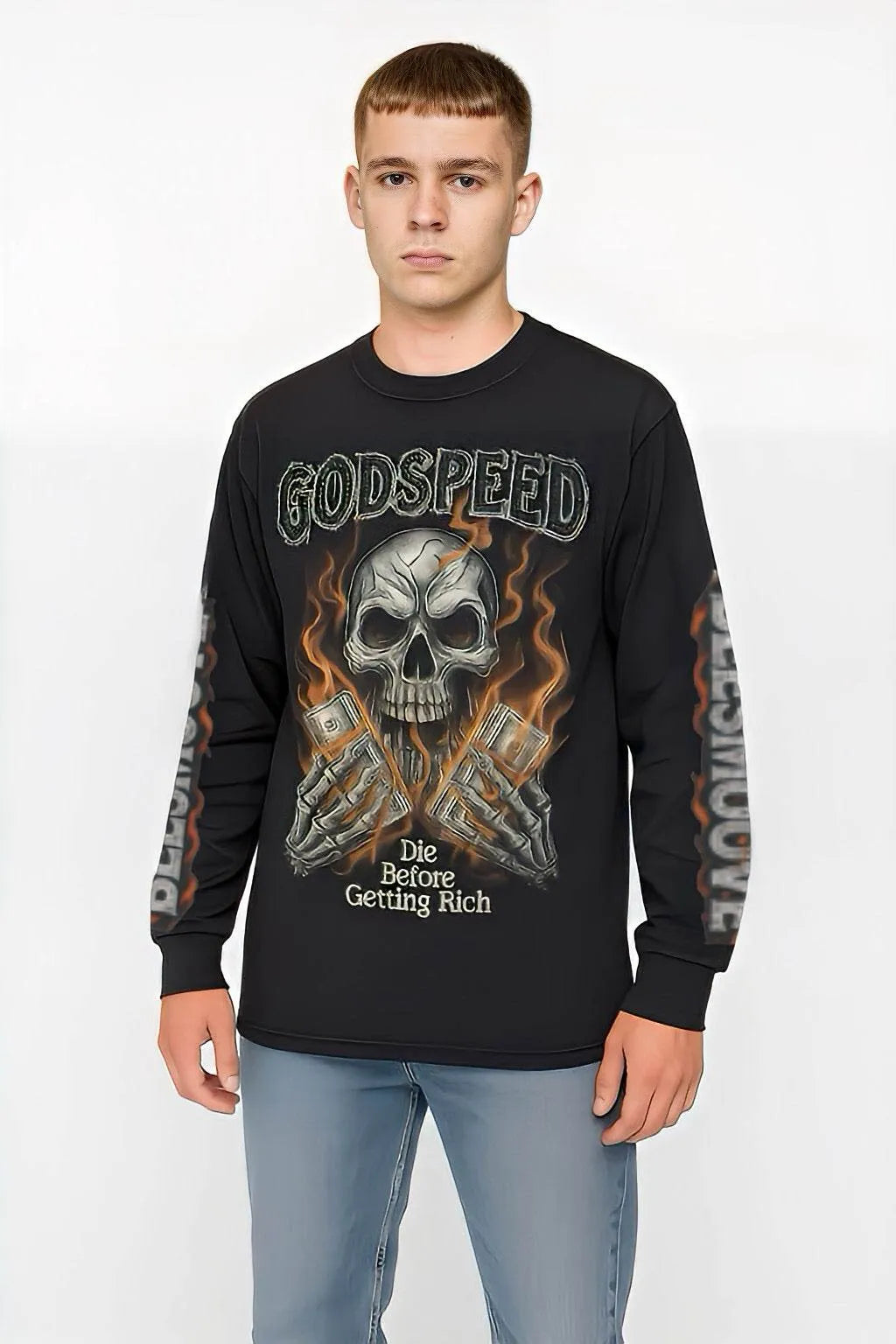 BEESMOOVE Divine Currency Long sleeve shirt - Beesmoove 