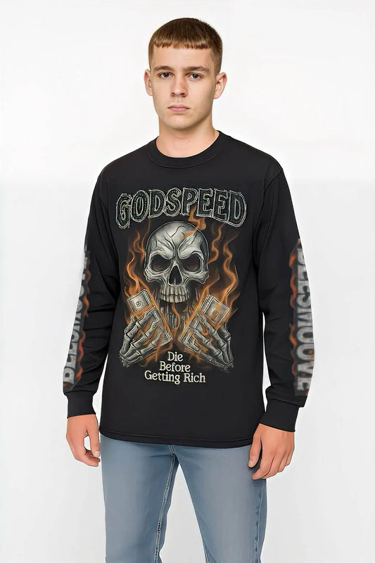BEESMOOVE Divine Currency Long sleeve shirt - Beesmoove 