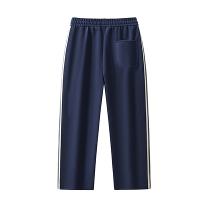 BEESMOOVE DOHIVE Contrast Side-Stripe Straight-Leg Pants - Beesmoove 