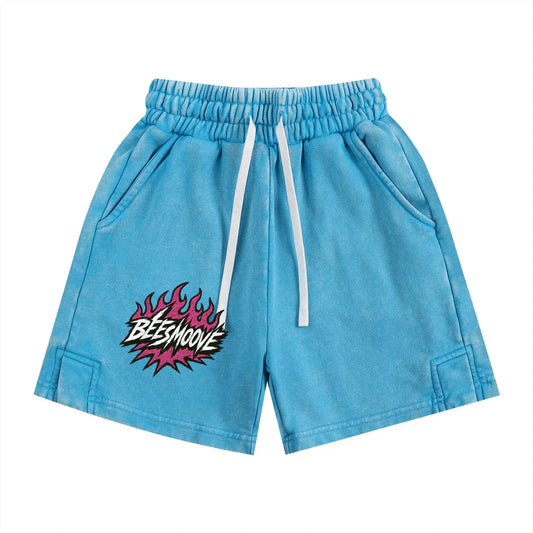 BEESMOOVE Heated Motion Washed Kids' Shorts - Beesmoove 