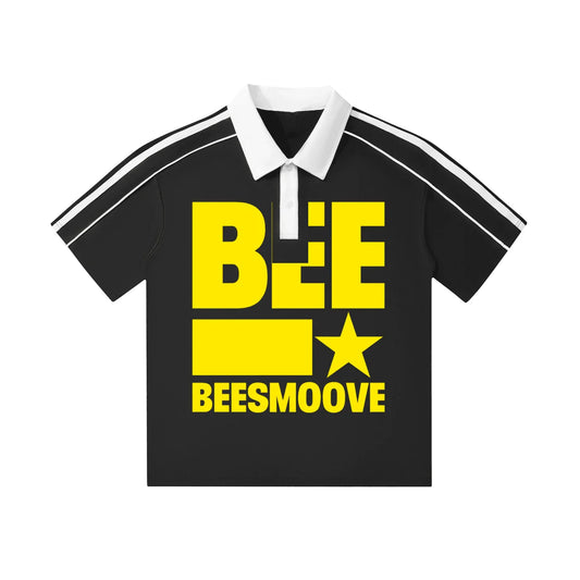 BEESMOOVE BEESMOOVE BEE STAR POWER Short-Sleeve Polo Shirt - Beesmoove 