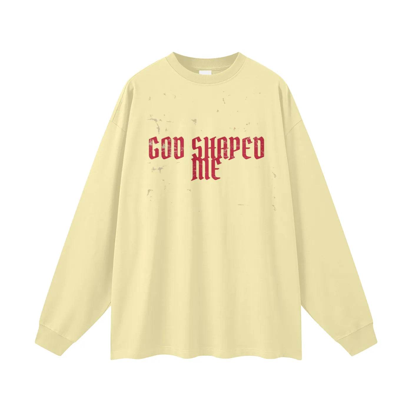 Beesmoove God Shaped Me Long Sleeve Tee - Beesmoove 