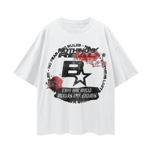 BEESMOOVE CHAIN BREAKER Oversize Deep Drop Shoulder Tee - Beesmoove 