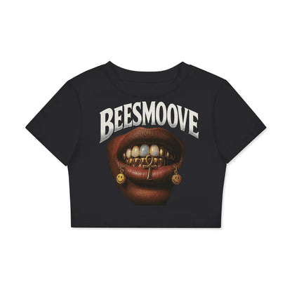 BEESMOOVE Uncaged Energy 
Women's Fitted Crop Tee | Bodycon T-Shirt - Beesmoove 