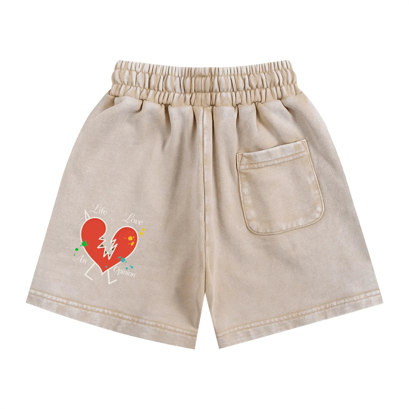 BEESMOOVE Heartbreak Hijack Washed Kids' Shorts - Beesmoove 