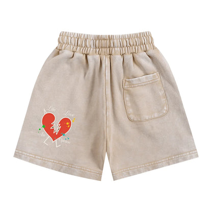 BEESMOOVE Heartbreak Hijack Washed Kids' Shorts - Beesmoove 