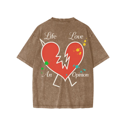 BEESMOOVE Heartbreak Hijack Washed Kids' T-shirt - Beesmoove 
