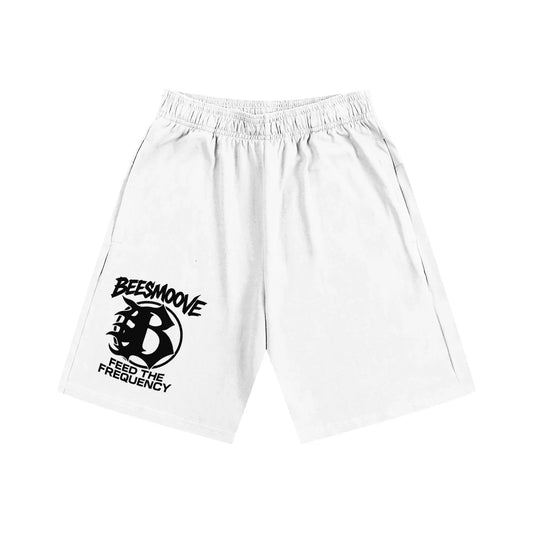 BEESMOOVE Feed The Frequency
 Heavyweight Cotton Shorts - Beesmoove 