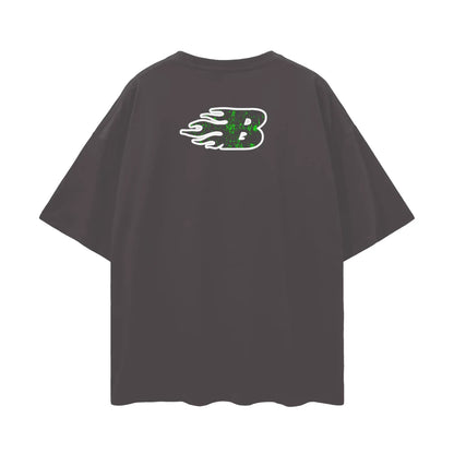 BEESMOOVE static kid Oversize Deep Drop Shoulder Tee - Beesmoove 