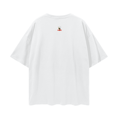 BEESMOOVE Akatsuki Streetwear Loose Drop Shoulder T-Shirt - Beesmoove 