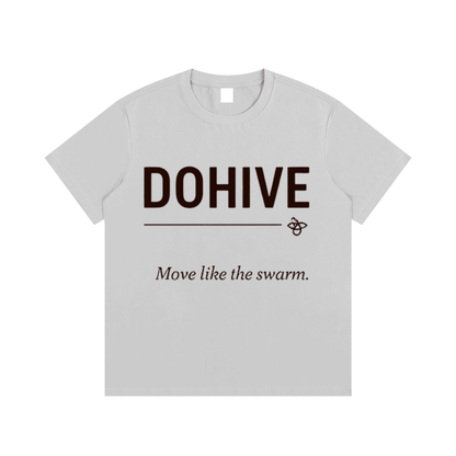 BEESMOOVE Swarm Script Cotton T-Shirt - Beesmoove 