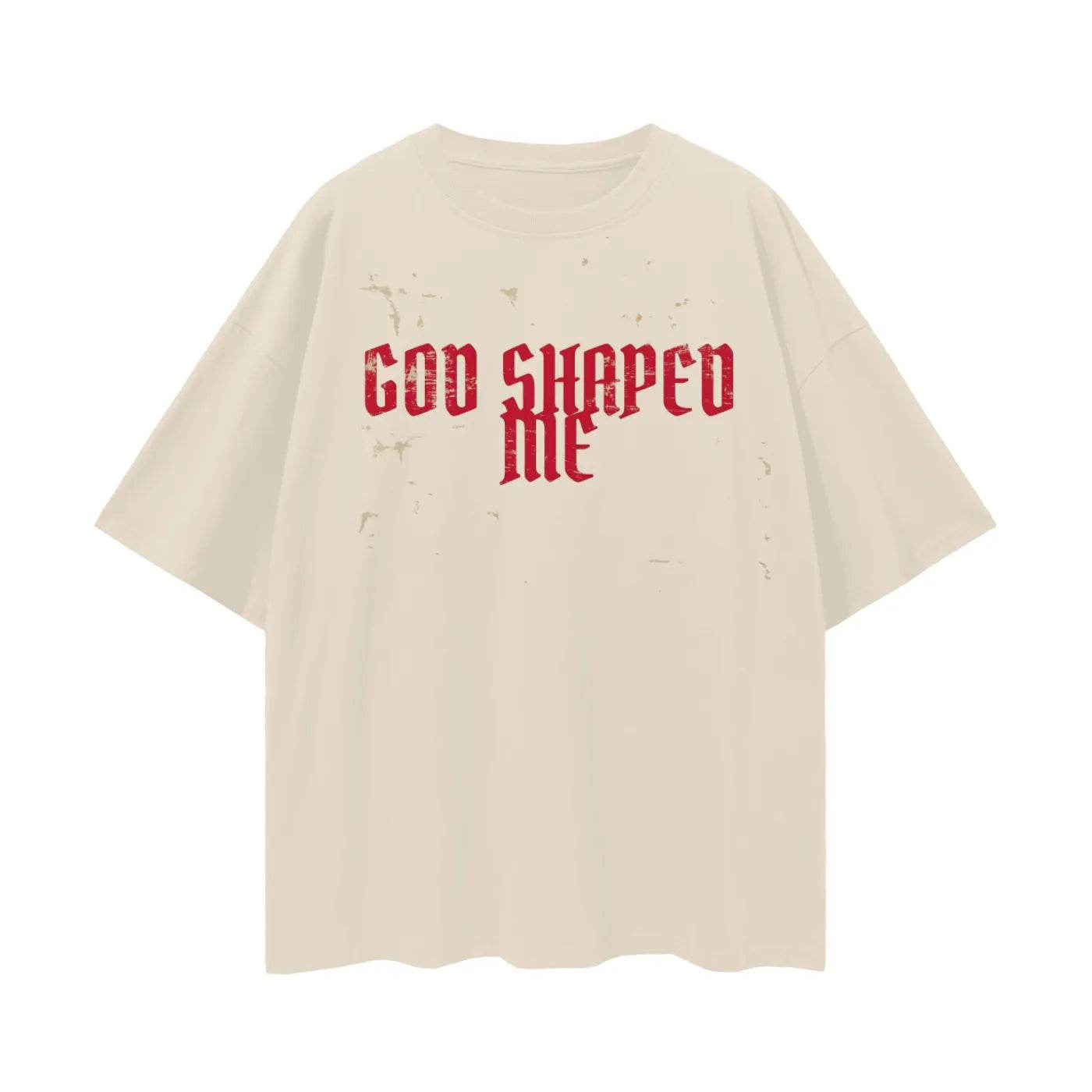 Beesmoove God Shaped Me Drop Shoulder Tee - Beesmoove 