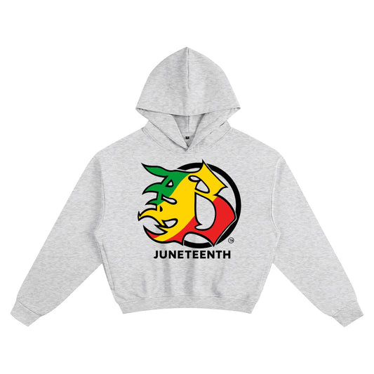 BEESMOOVE Juneteenth Freedom Boxy Hoodie - Beesmoove 