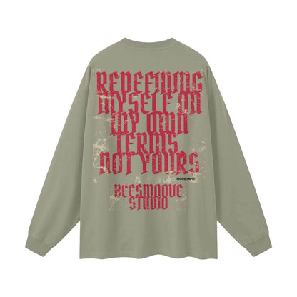 Beesmoove God Shaped Me Long Sleeve Tee - Beesmoove 