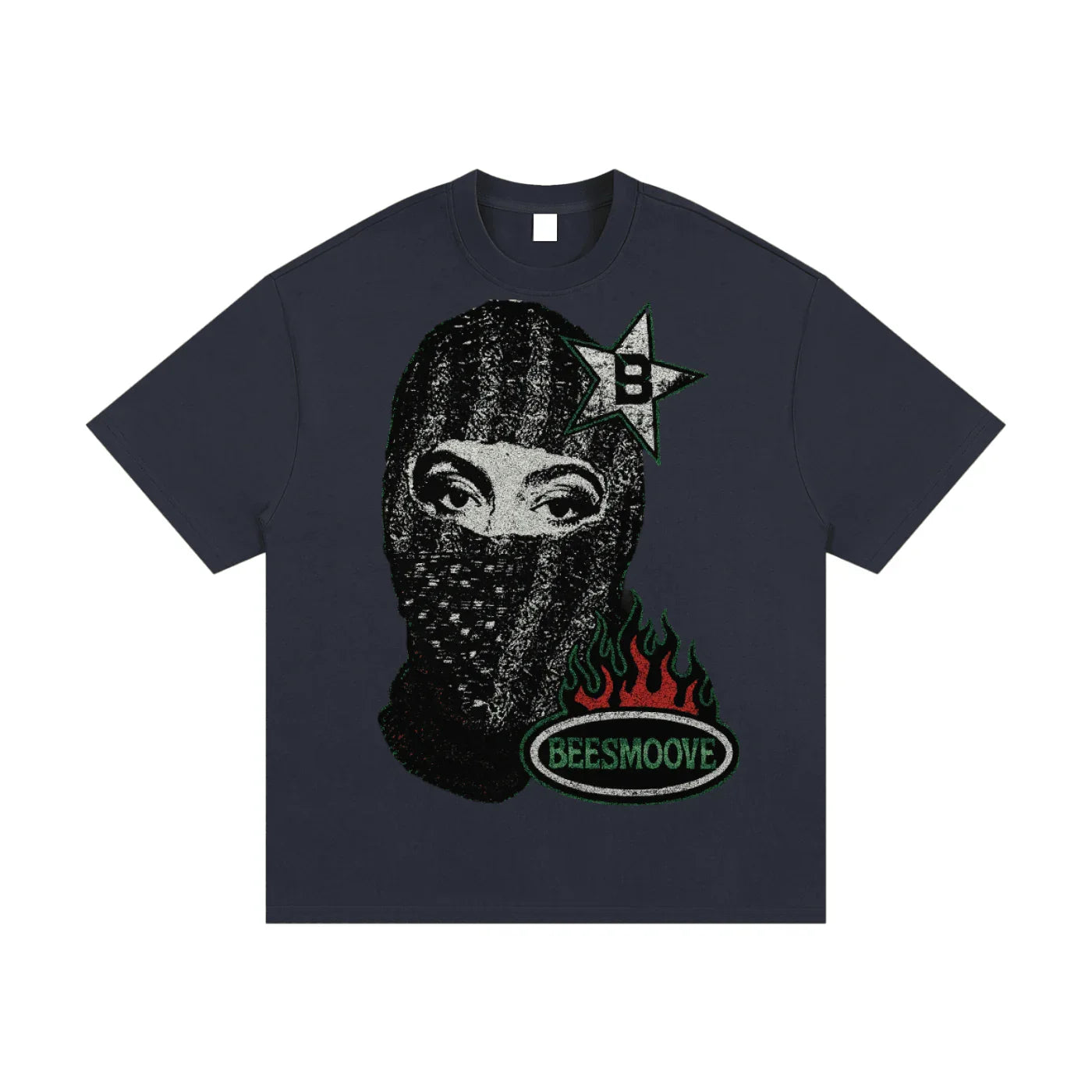 BEESMOOVE Street Star Surveillance Heavyweight Cotton T-Shirt - Beesmoove 