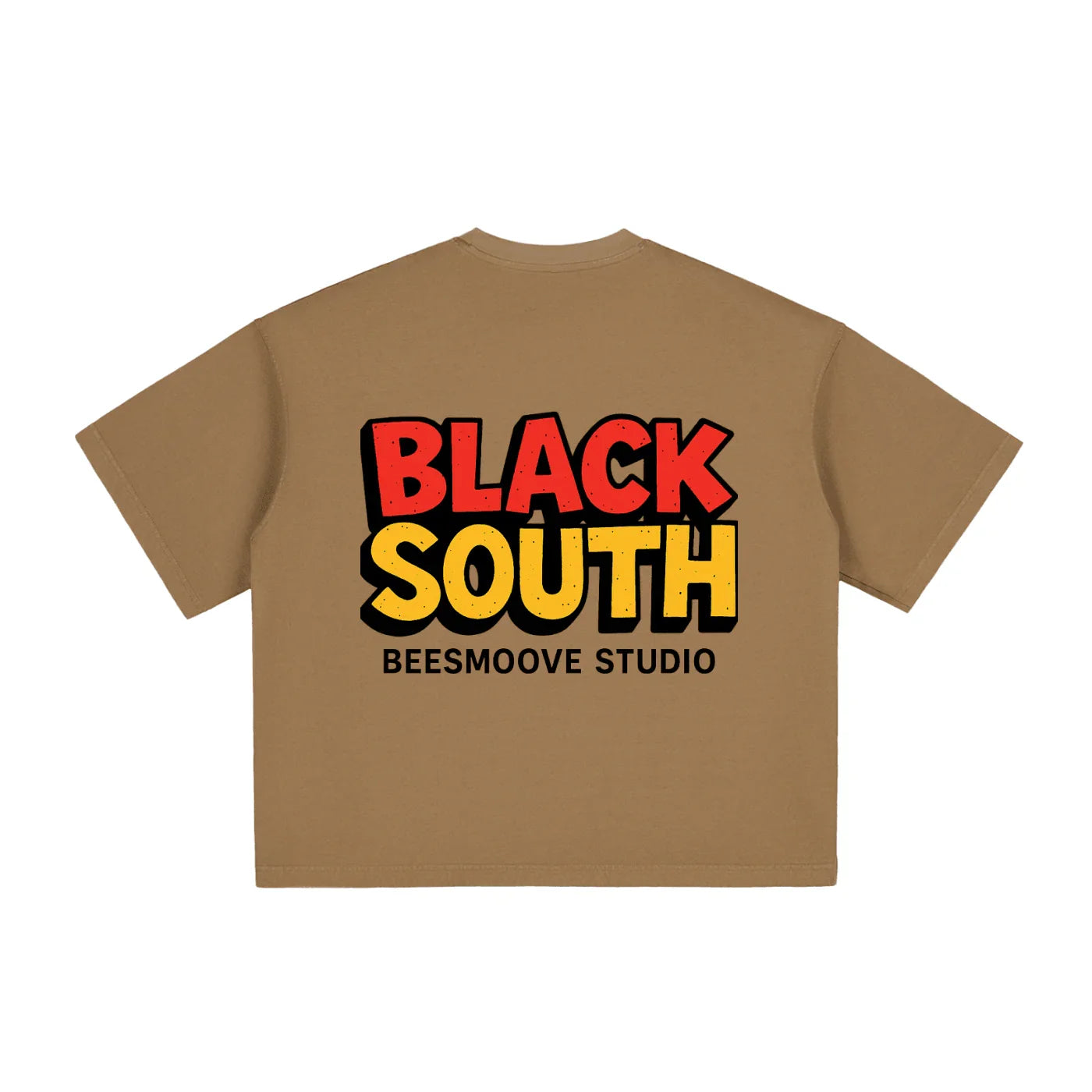 BEESMOOVE Hood Rich Lamont Washed Boxy T-Shirt - Beesmoove 