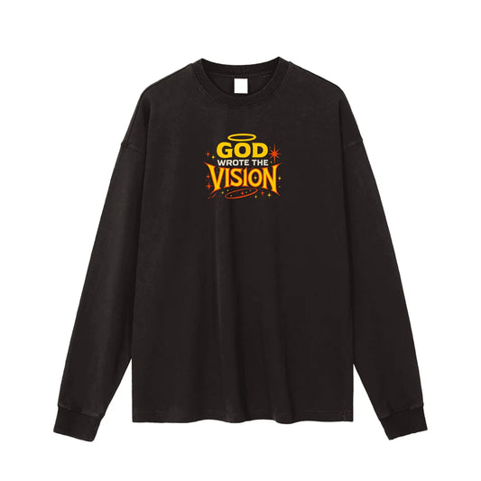 BEESMOOVE God wrote the vision Long Sleeve T-shirt - Beesmoove 