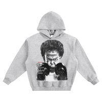 BEESMOOVE Forbidden Power Fleeced Boxy Hoodie - Beesmoove 