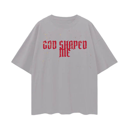 Beesmoove God Shaped Me Drop Shoulder Tee - Beesmoove 