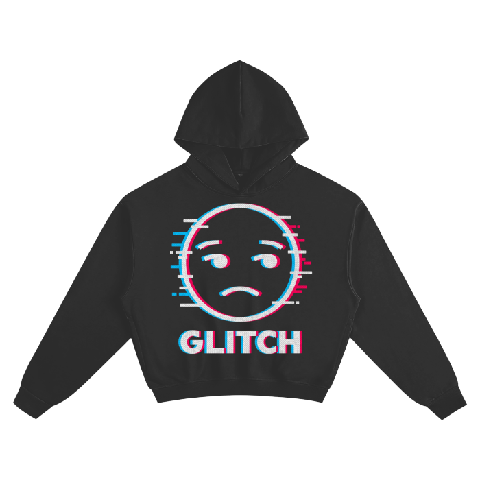 Beesmoove glitch Boxy Hoodie