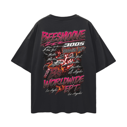 BEESMOOVE Strength Endure Oversize Deep Drop Shoulder Tee - Beesmoove 
