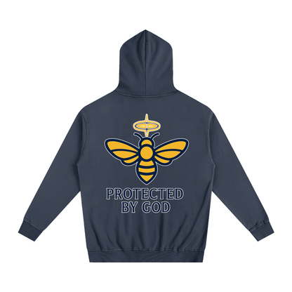 BEESMOOVE God’s Seal Protected By God Oversized Hoodie