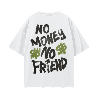 BEESMOOVE N.M.N.F Oversize Deep Drop Shoulder Tee - Beesmoove 