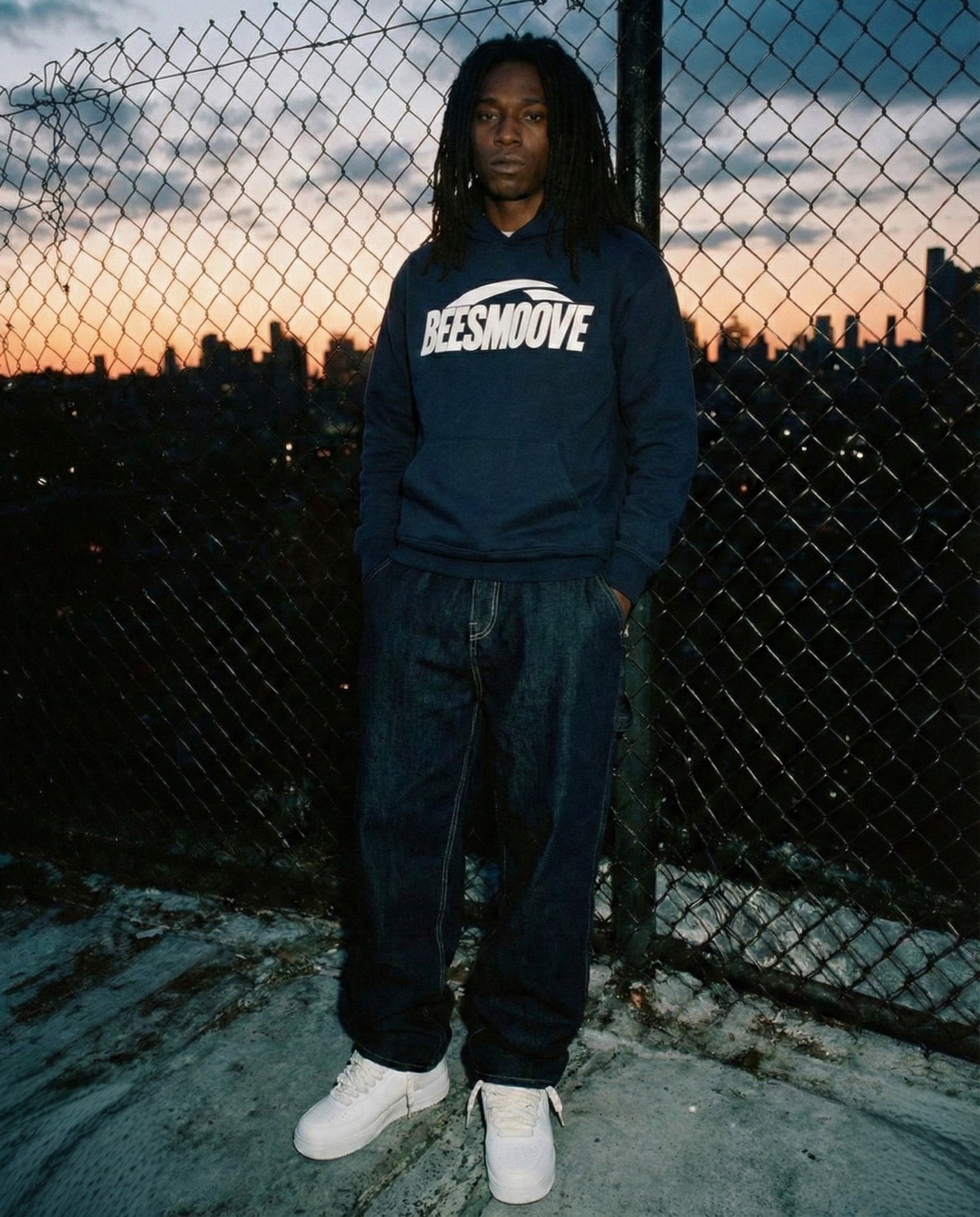 BEESMOOVE Motion unit Heavyweight Drop-Shoulder Hoodie - Beesmoove